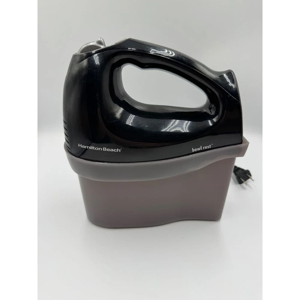 Hamilton Beach Hand Mixer 62683 Bowl Rest Black Plastic 6-Speed